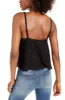 Leyden Women's Textured Spaghetti Strap V Neck Evening Top Black Size Large sold by Ruumur