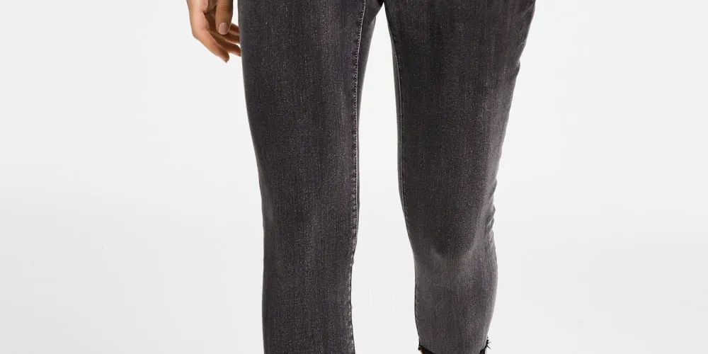 Tommy Jeans Women's Mid Rise Cuffed Skinny Jeans Gray Size 31 sold by Ruumur product image thumbnail 3