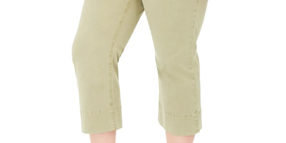 Celebrity Pink Women's Plus Size Montauk Cropped Pants Green Size Petite Small sold by Ruumur product image thumbnail 2