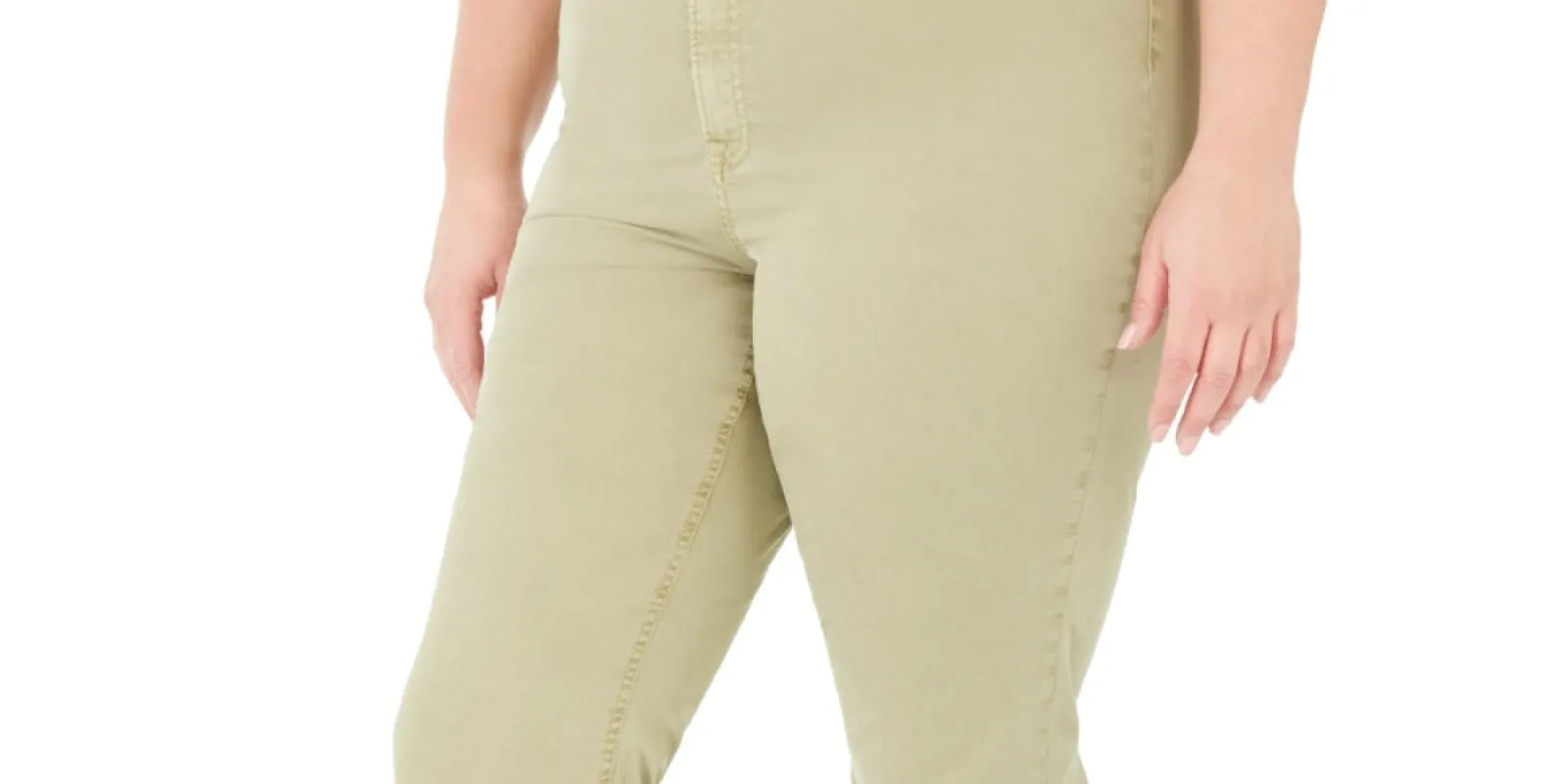 Celebrity Pink Women's Plus Size Montauk Cropped Pants Green Size Petite Small sold by Ruumur