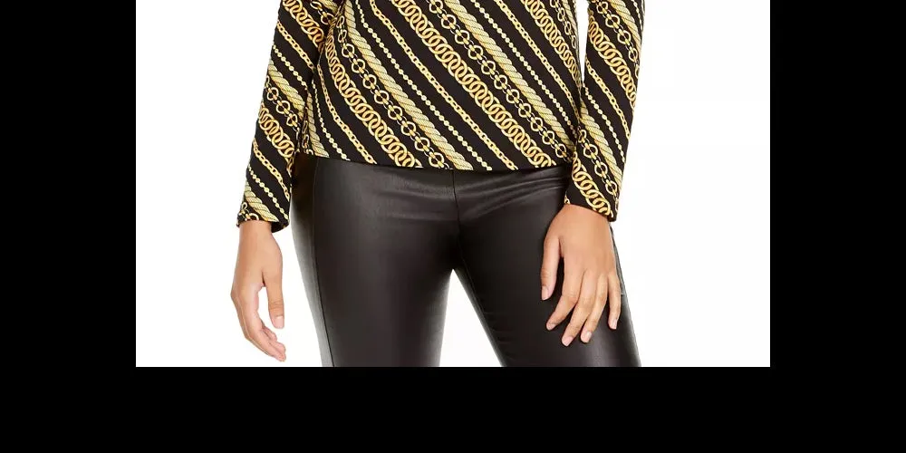 Thalia Sodi Women's Sweetheart-Neck Printed Top Black Size Medium sold by Ruumur product image thumbnail 3