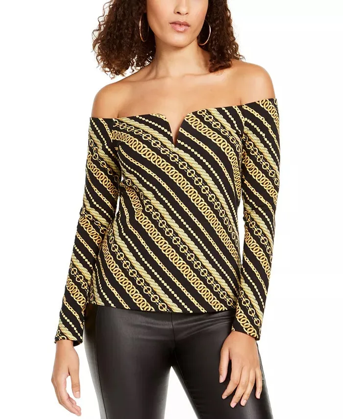 Thalia Sodi Women's Sweetheart-Neck Printed Top Black Size Medium sold by Ruumur
