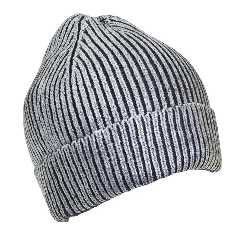 Rebecca and Rifka Knitted Metallic Beanie(BW-120-SV) sold by Ruumur