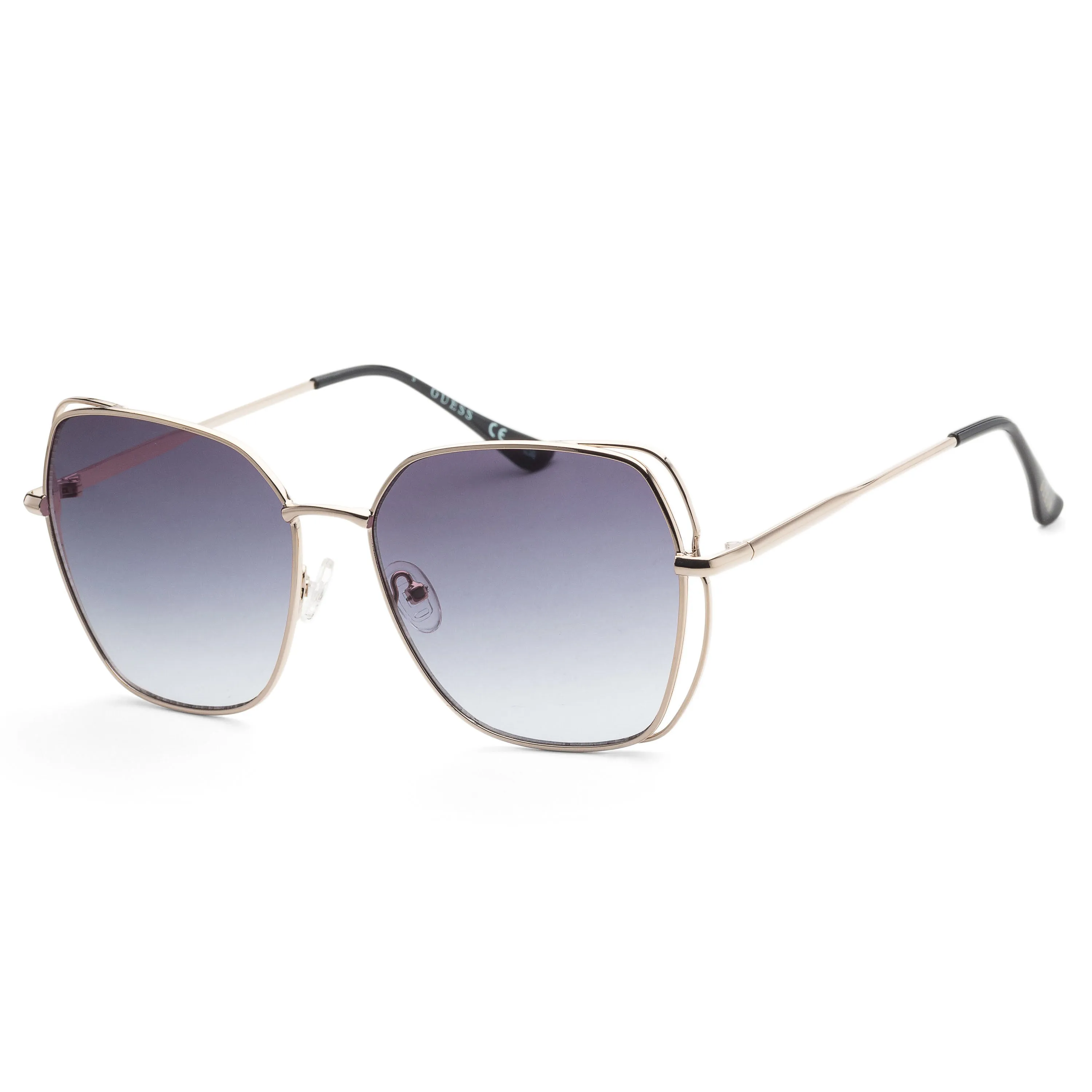 Guess Women's 60 mm Gold Sunglasses GF0416-32B sold by Ruumur