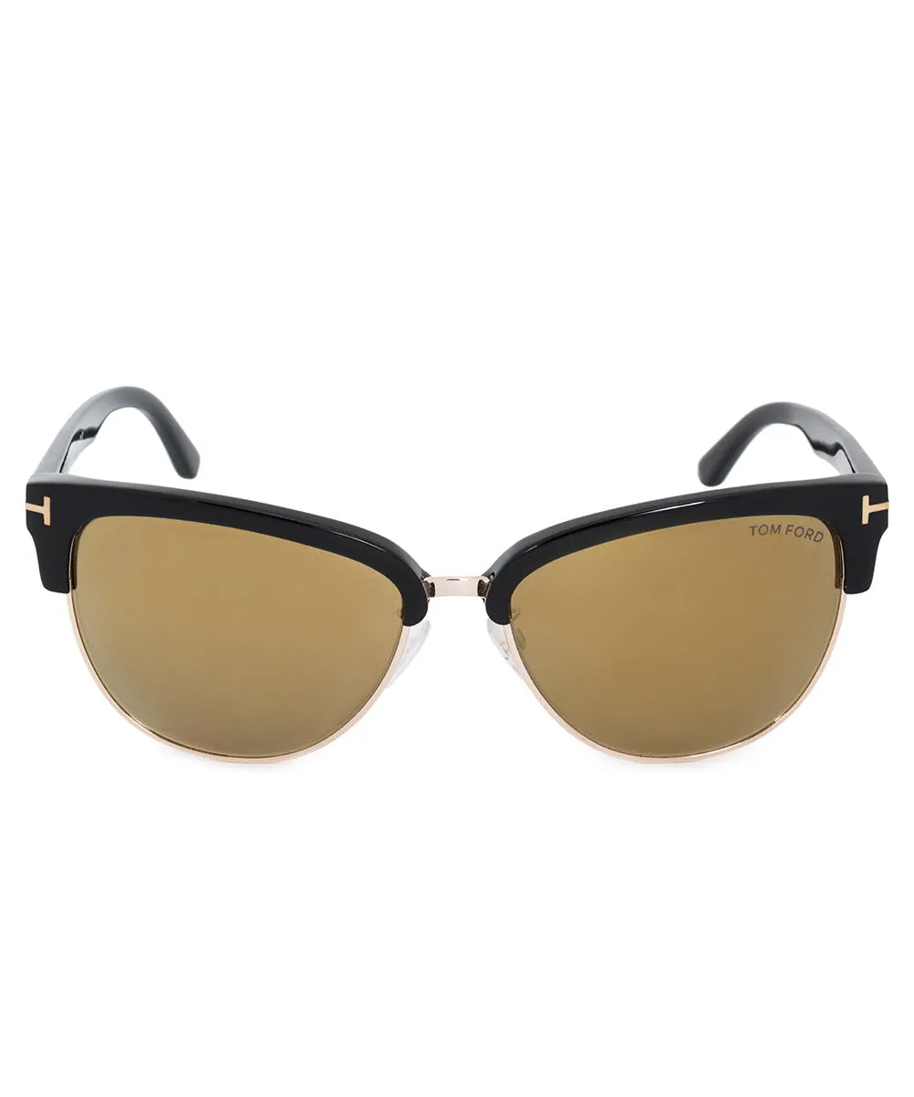 Tom Ford Fany Cat-Eye Sunglasses FT0368 01G 59 sold by Ruumur product image thumbnail 2