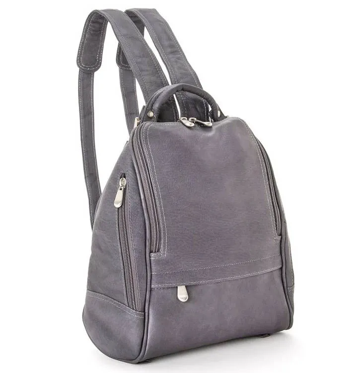 Le Donne Leather U Zip Mid Size Women's Backpack sold by Ruumur product image thumbnail 2