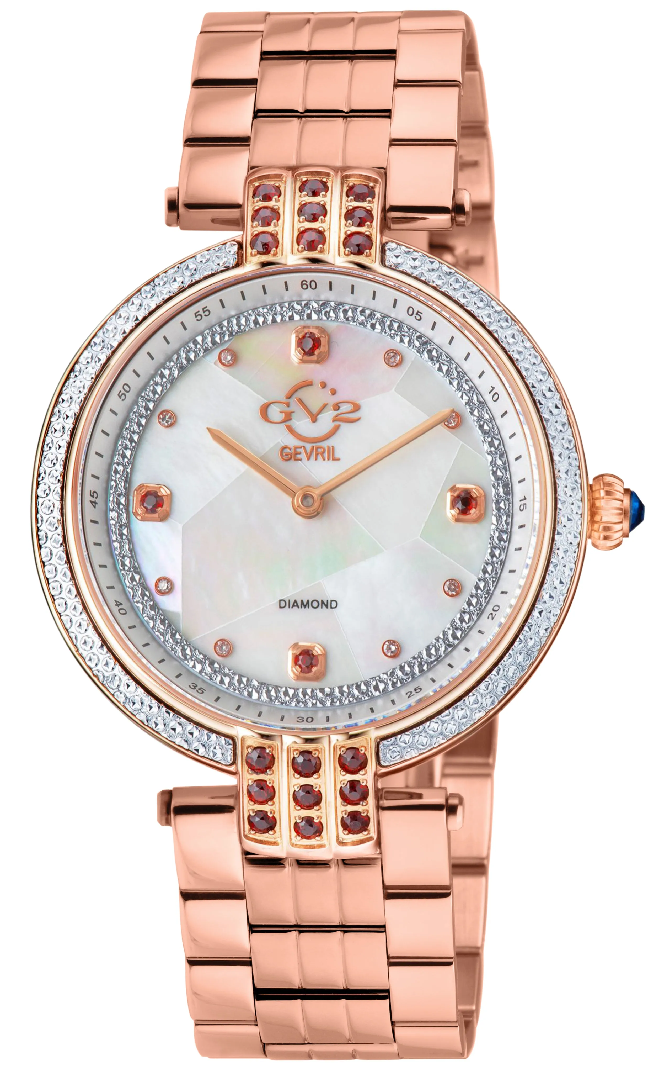 GV2 by Gevril Women's Matera 35mm Quartz Watch 12804B sold by Ruumur