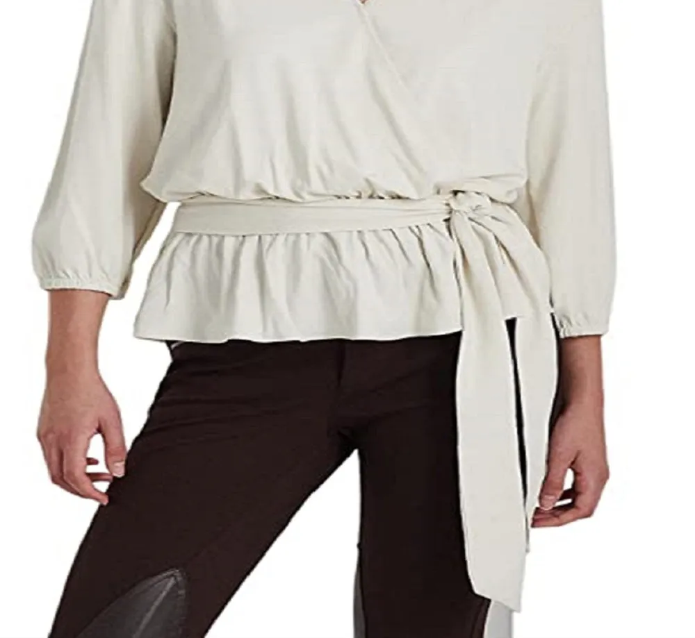 Ralph Lauren Women's Jersey Peplum Blouse Brown Size X-Large sold by Ruumur product image thumbnail 3