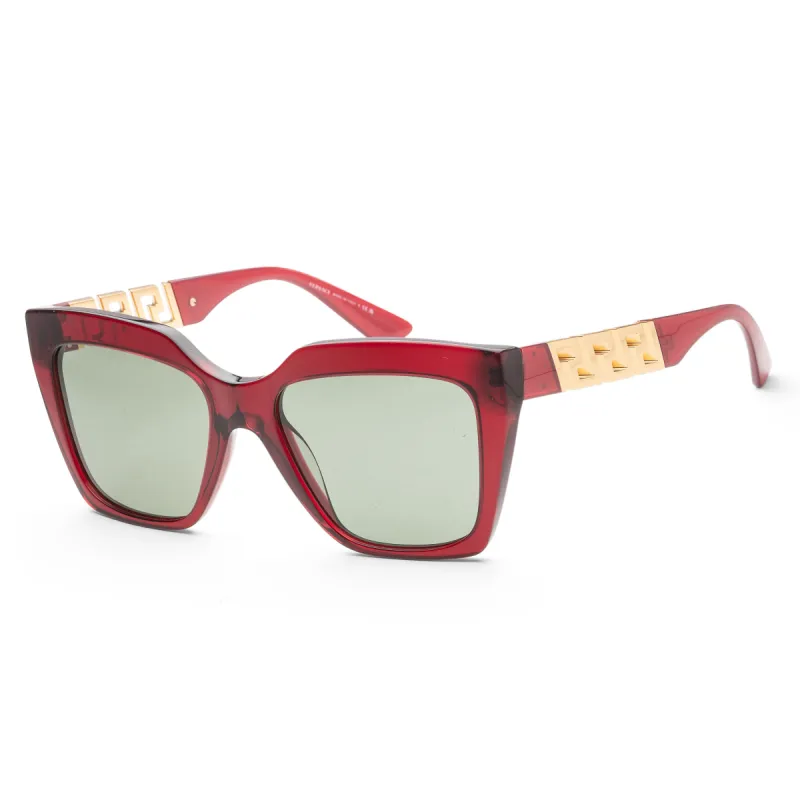 Versace Women's Fashion 56mm Transparent Red Sunglasses sold by Ruumur
