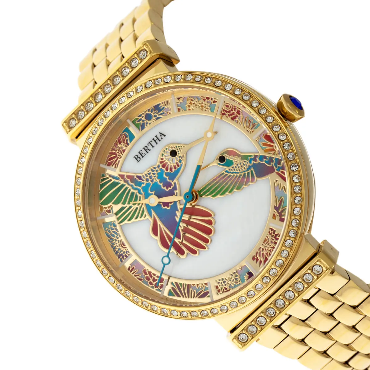 Bertha Emily Mother-Of-Pearl Bracelet Watch - Gold sold by Ruumur product image thumbnail 3