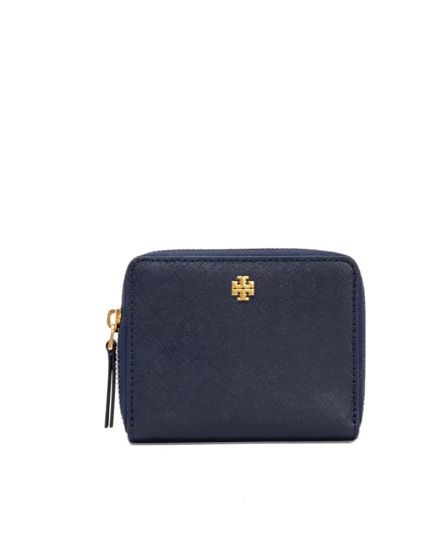 Tory Burch Tory Navy Emerson Medium Wallet sold by Ruumur