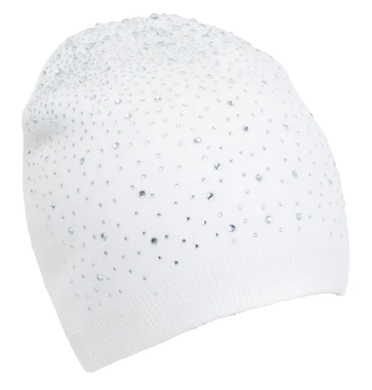 Rebecca and Rifka Beanie with Large Galaxy Stones(BW-106-IV) sold by Ruumur