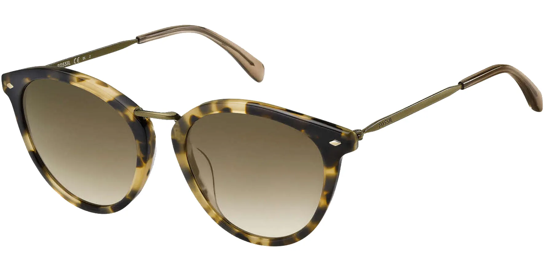 Fossil Women's 51mm Havana Sunglasses FOS2092GS-0086-HA sold by Ruumur