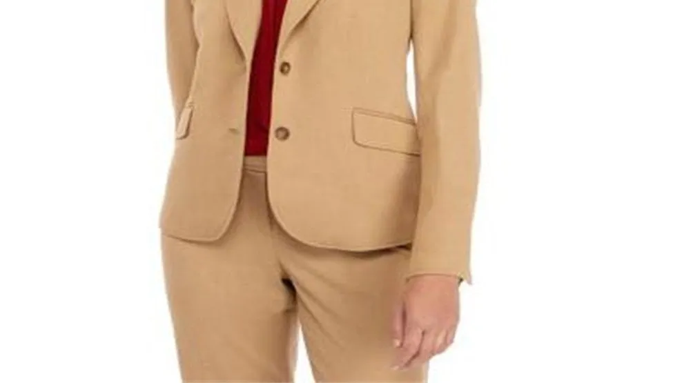 Anne Klein Women's Suit Wear to Work Jacket Brown Size 12 sold by Ruumur product image thumbnail 3