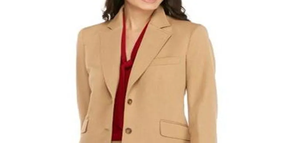 Anne Klein Women's Suit Wear to Work Jacket Brown Size 12 sold by Ruumur product image thumbnail 2
