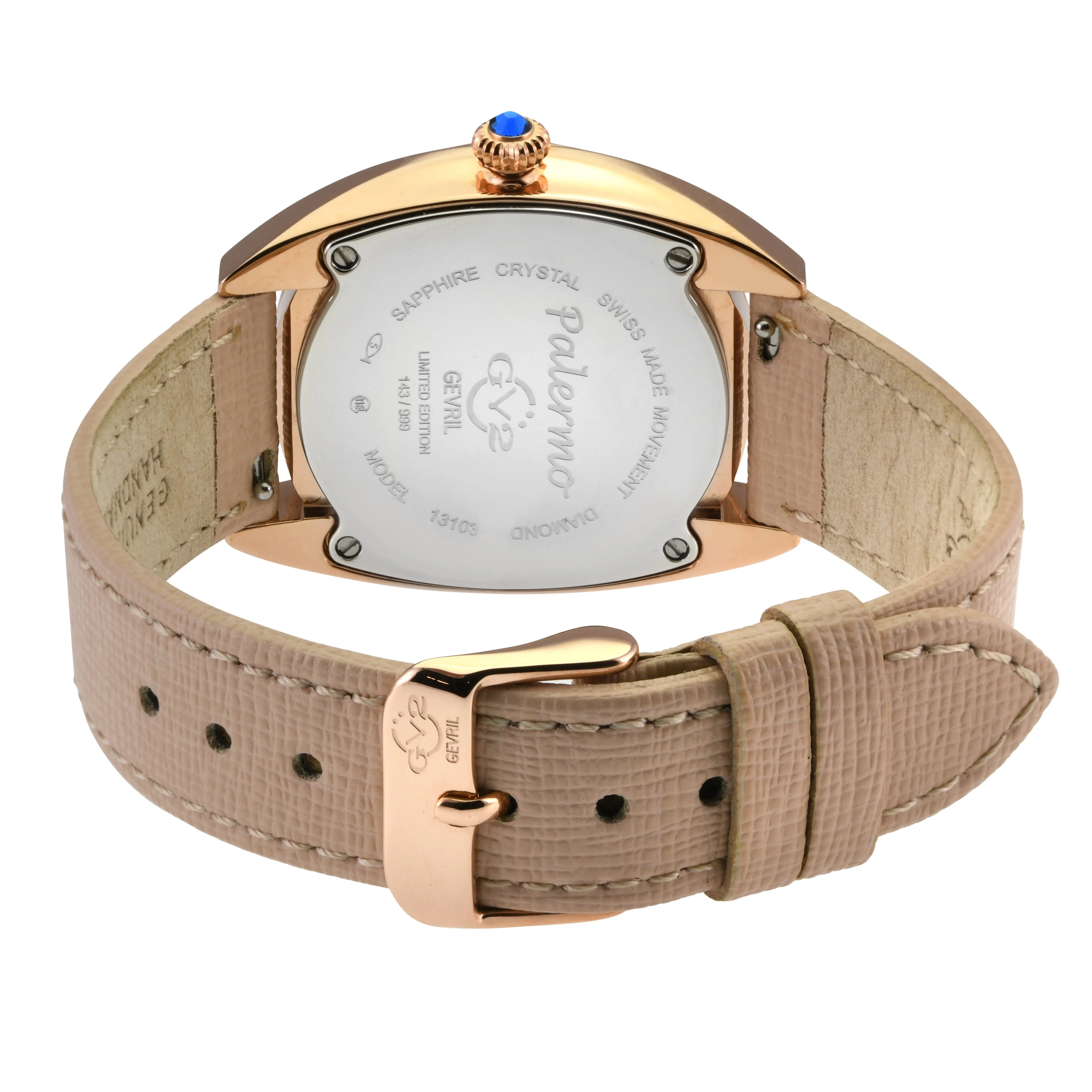 GV2 by Gevril Women's Palermo 35mm Quartz Watch 13103 sold by Ruumur product image thumbnail 3