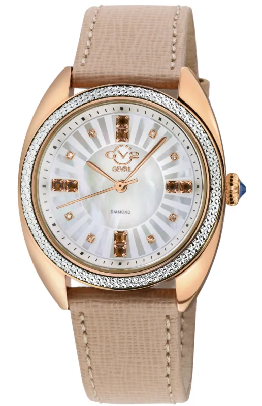 GV2 by Gevril Women's Palermo 35mm Quartz Watch 13103 sold by Ruumur