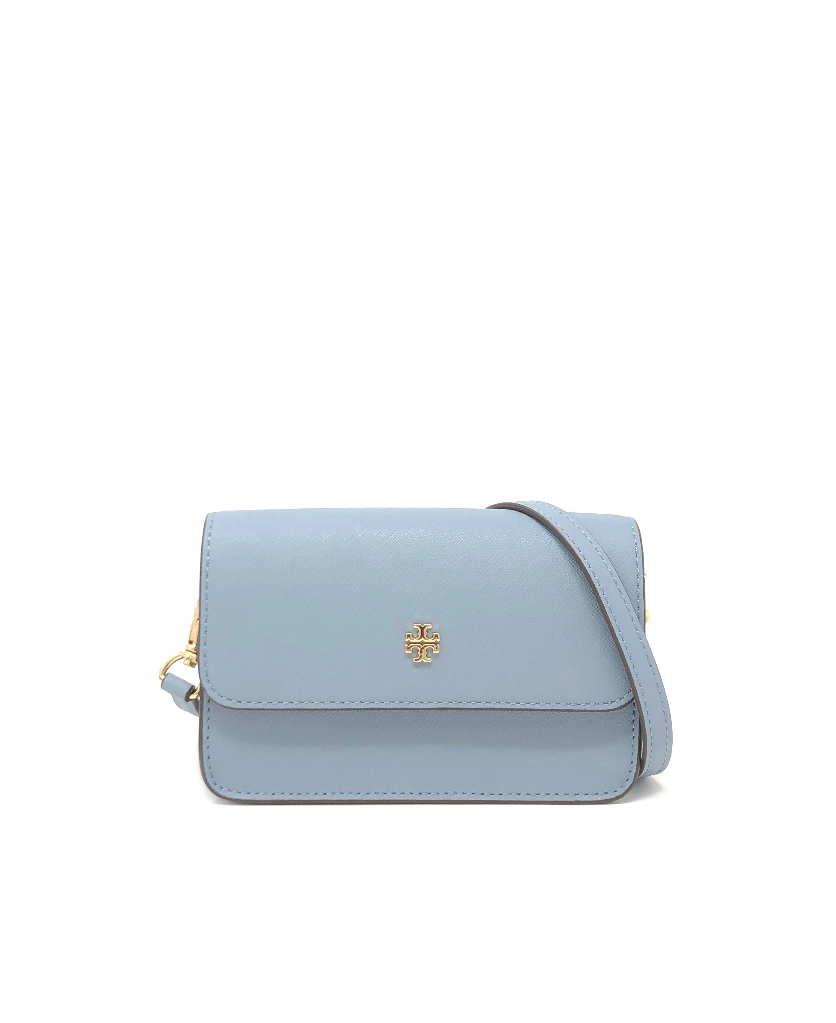 Tory Burch Blue Cloud Emerson Mini Convertible Crossbody sold by Ruumur