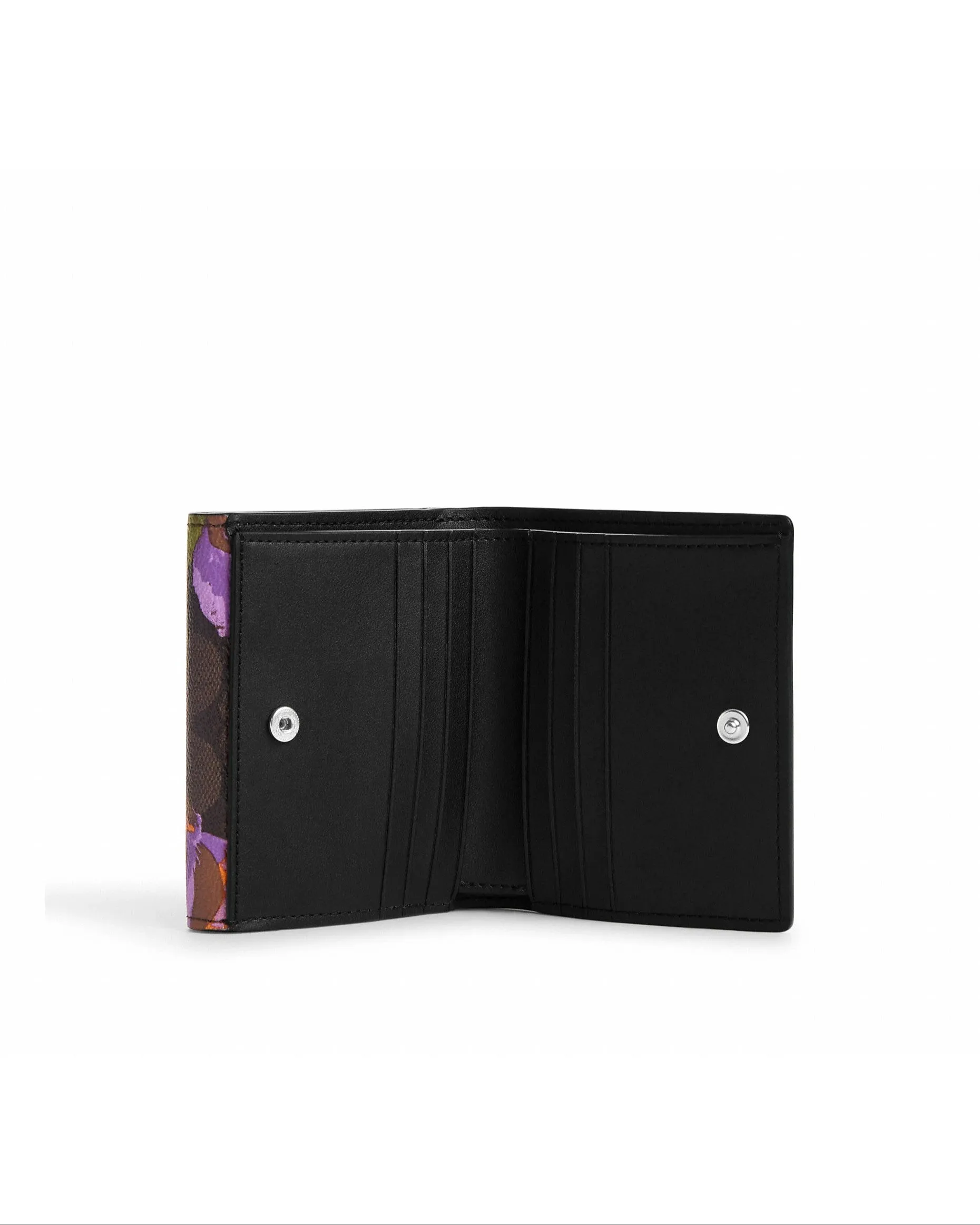 Coach Small Morgan Wallet In Signature Canvas With Rose Print sold by Ruumur product image thumbnail 2