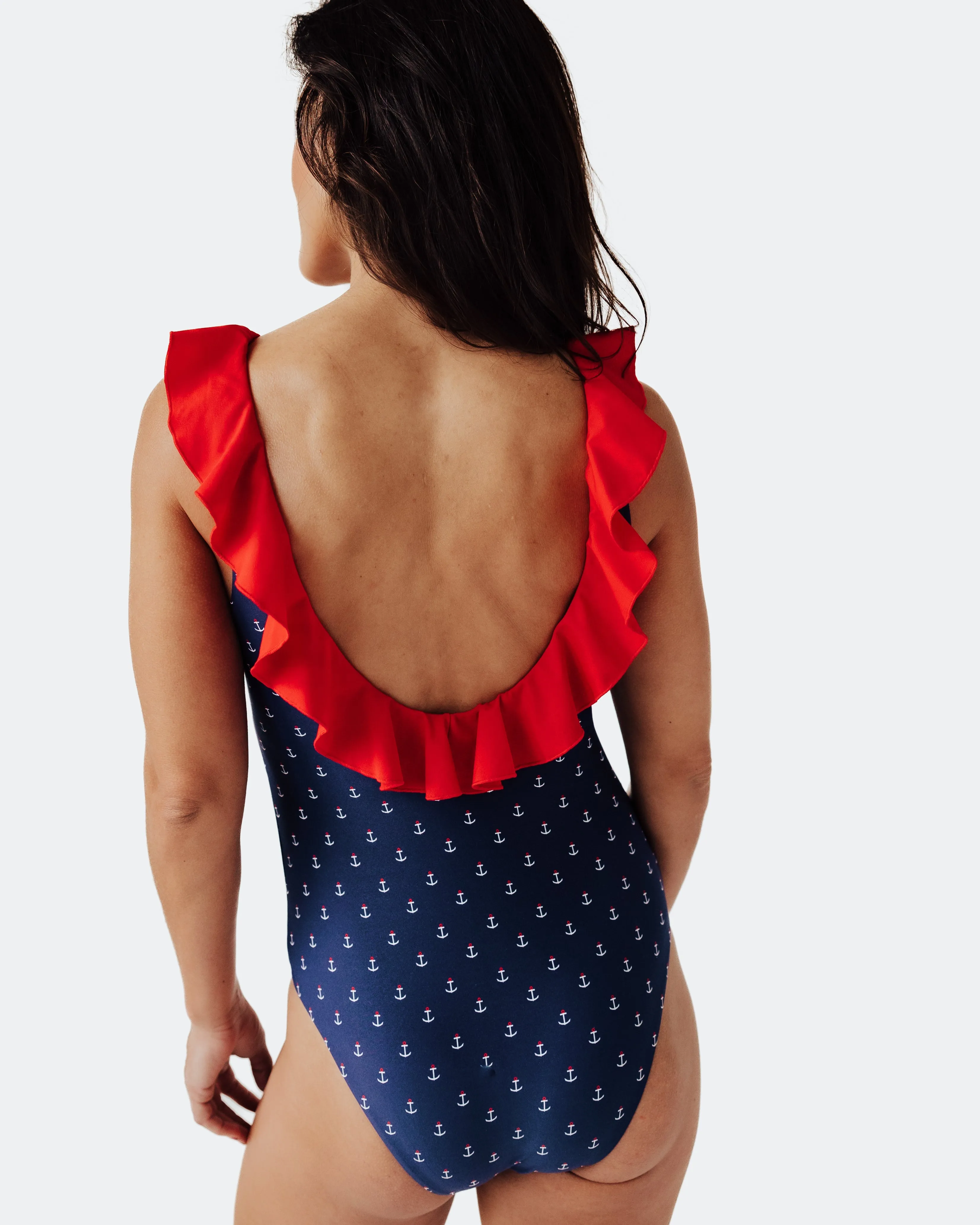 Women's Anchors Aweigh One Piece Swimsuit sold by Ruumur product image thumbnail 2