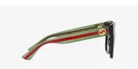 Gucci Square Frame Sunglasses 54MM - Black/ Green/Grey sold by Ruumur