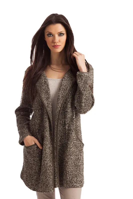 Lara Long Tweed Cardigan sold by Ruumur