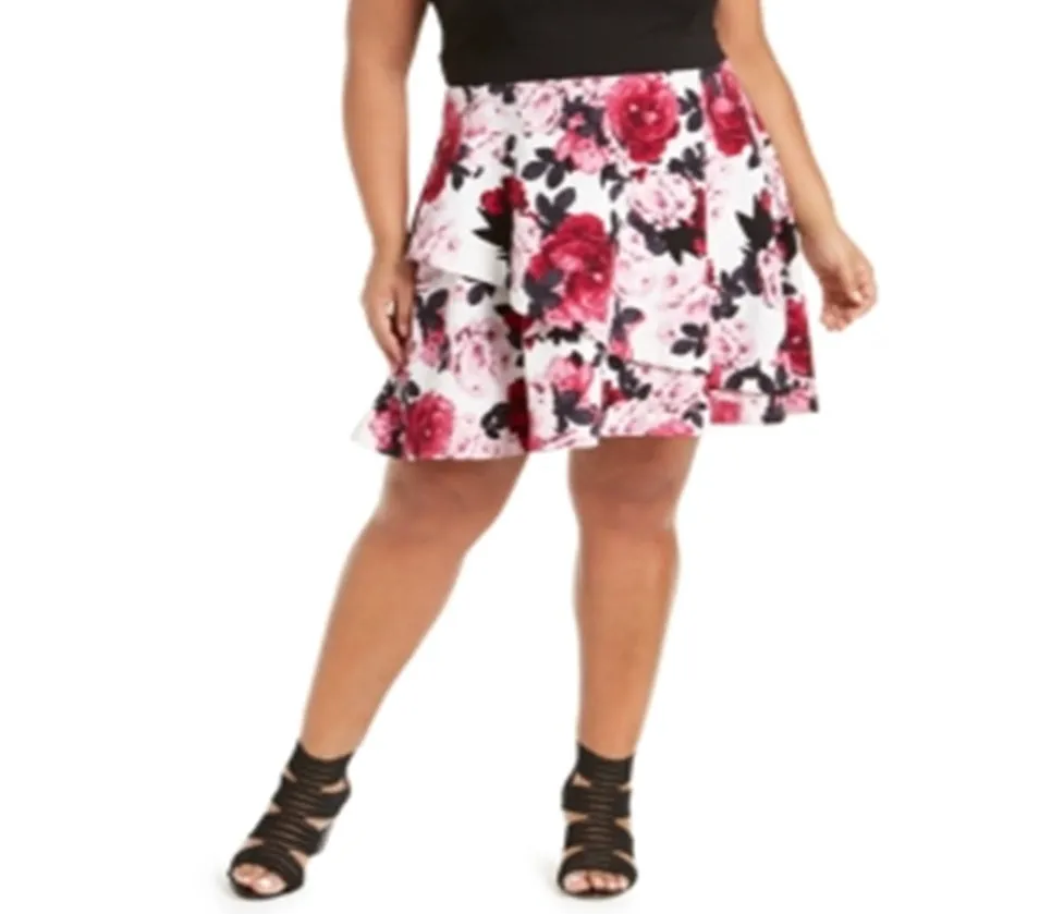 Speechless Women's Floral Fit & Flare Halter Dress Red Size 22 sold by Ruumur product image thumbnail 3