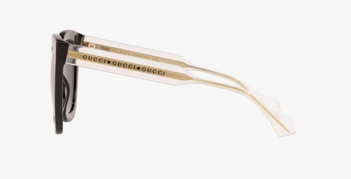 Gucci Butterfly Sunglasses Black/Grey Gradient/Crystal 54mm sold by Ruumur product image thumbnail 2