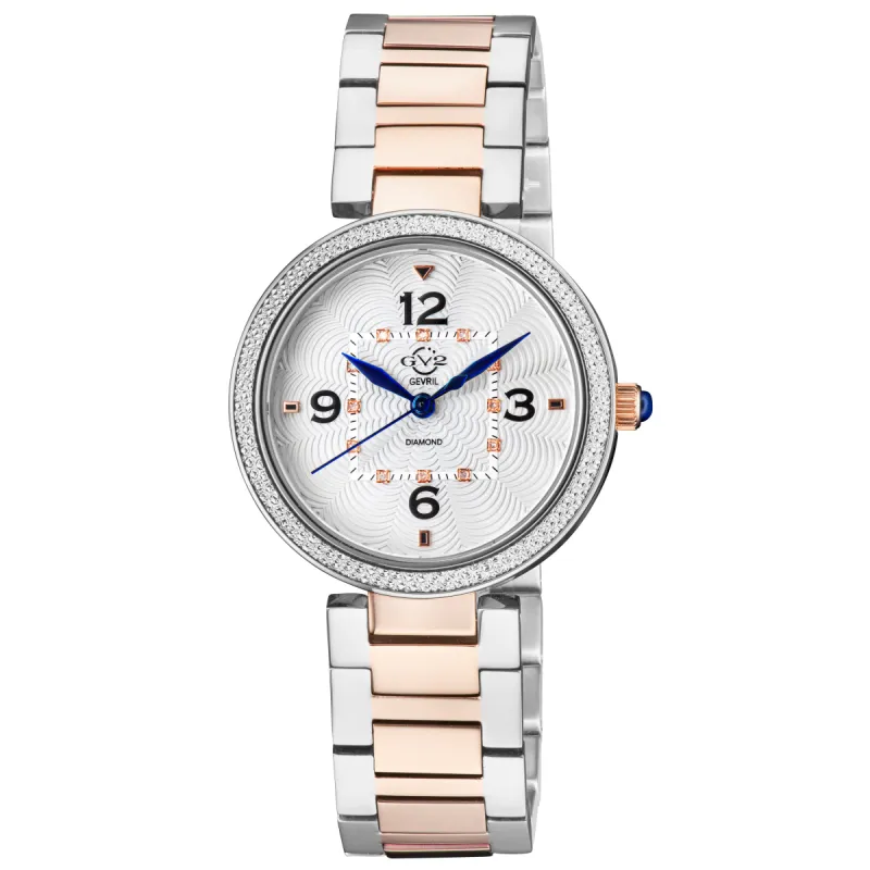 GV2 by Gevril Women's Piemonte 36mm Quartz Watch 14204B sold by Ruumur