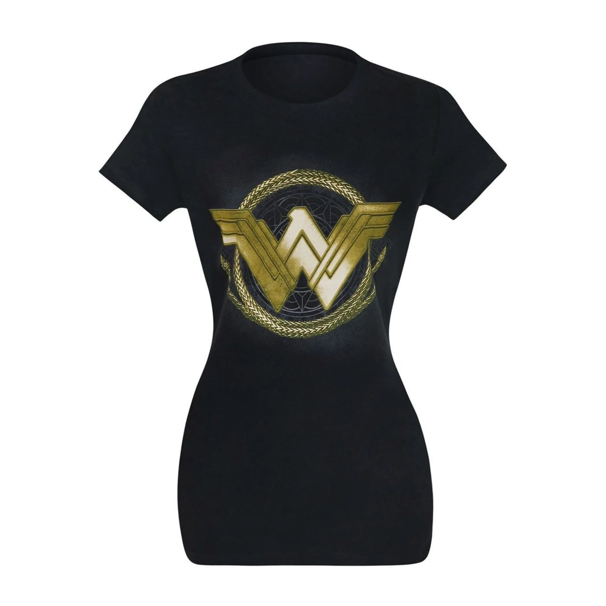 Wonder Woman Golden Lasso Logo Women's T-Shirt sold by Ruumur product image thumbnail 2