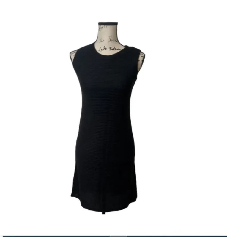 Maison Jules Women's Sleeveless Sweater Dress Black Size Small sold by Ruumur