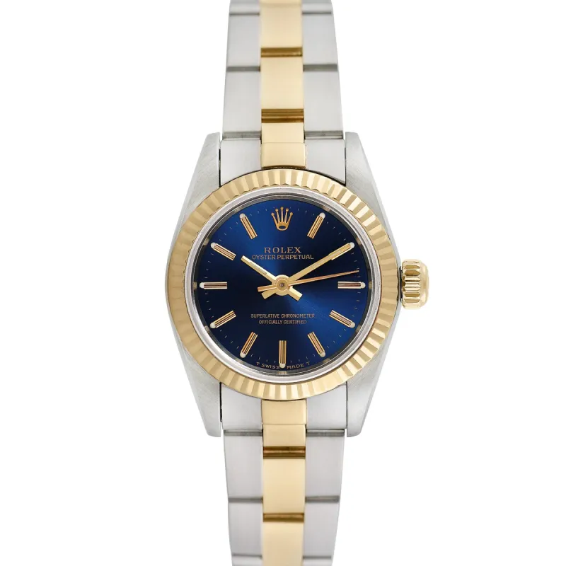 Pre-owned Rolex Ladies Two-tone Oyster Perpetual #56 sold by Ruumur