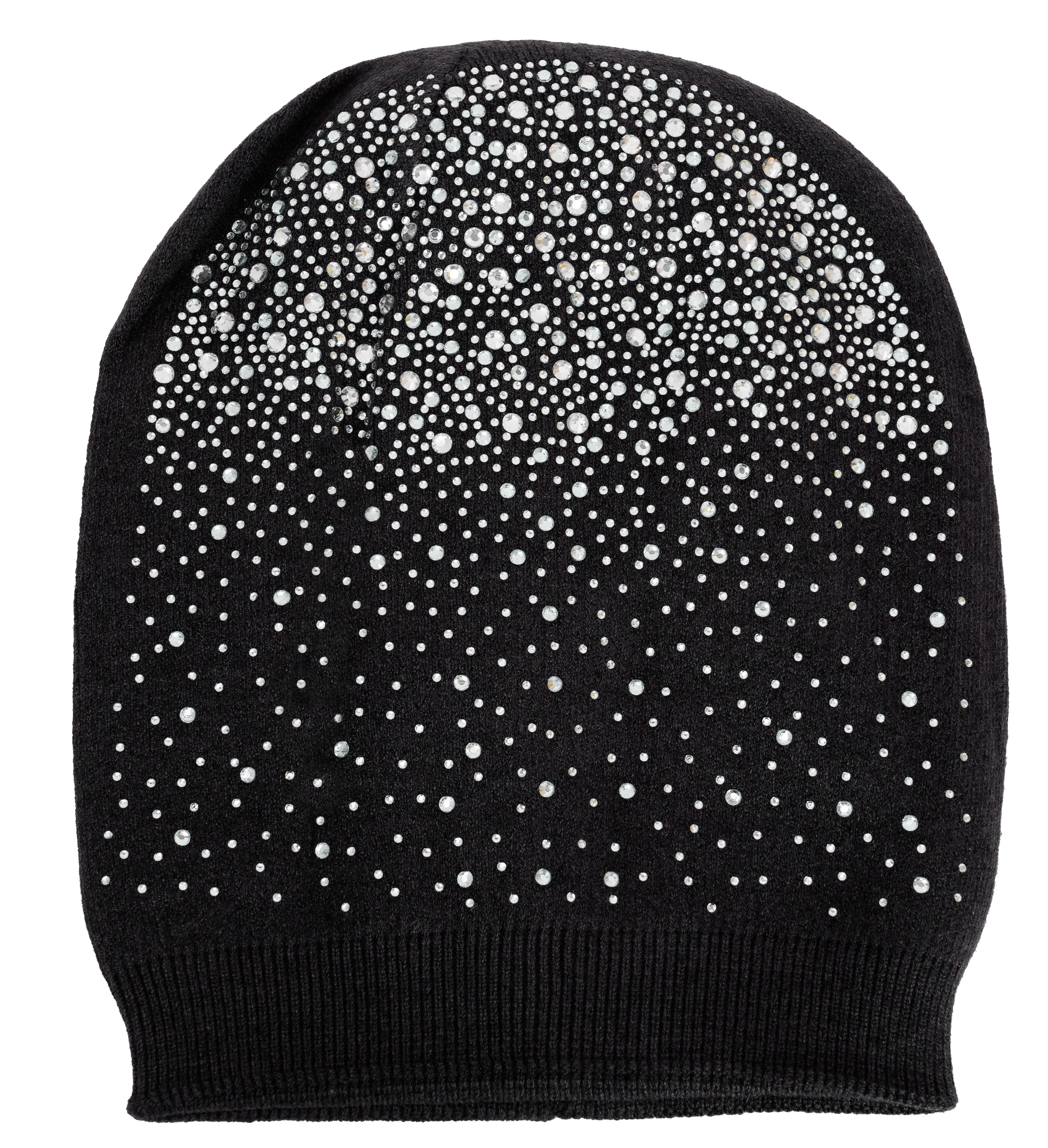 Rebecca and Rifka Beanie with Large Galaxy Stones(BW-106-BK) sold by Ruumur product image thumbnail 3