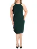 Ralph Lauren Women's Embellished Sleeveless Halter Knee Length Evening Sheath Dress Green Size 2 sold by Ruumur