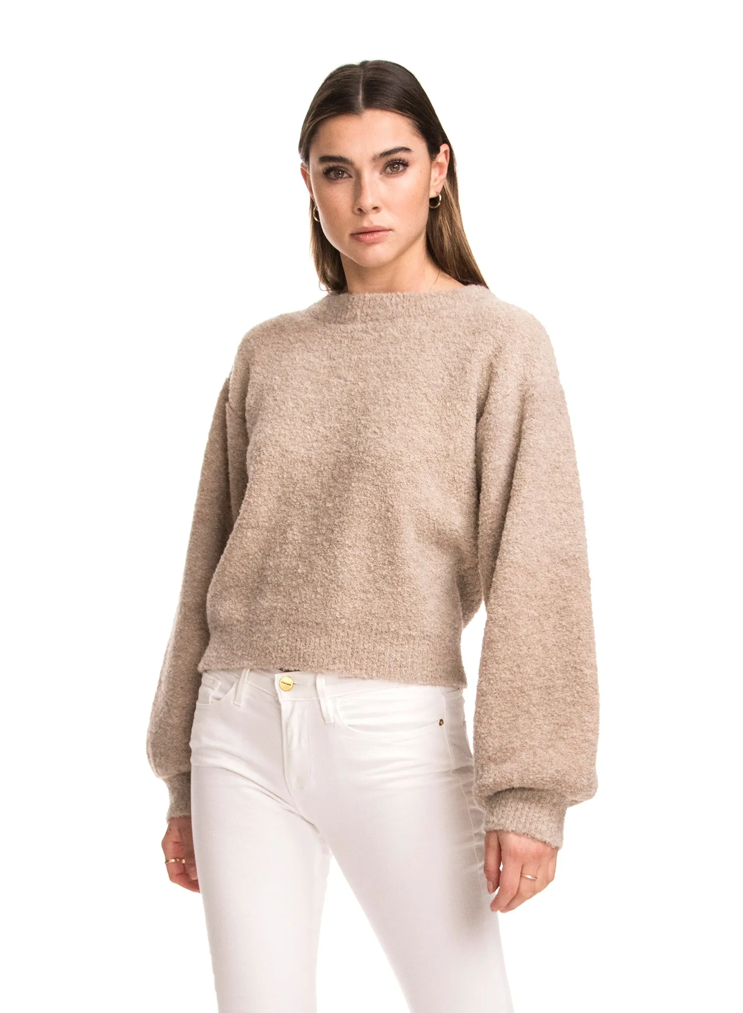 ISABELLA - Balloon Sleeve Lounge Sweater sold by Ruumur