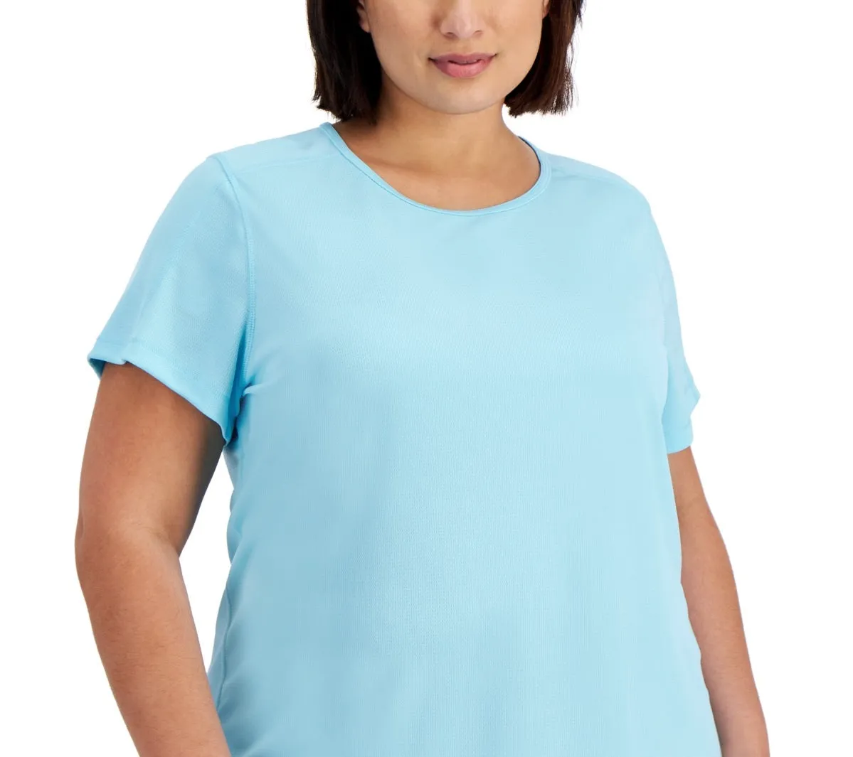 ID Ideology Women's Birdseye Mesh T Shirt Blue sold by Ruumur product image thumbnail 5