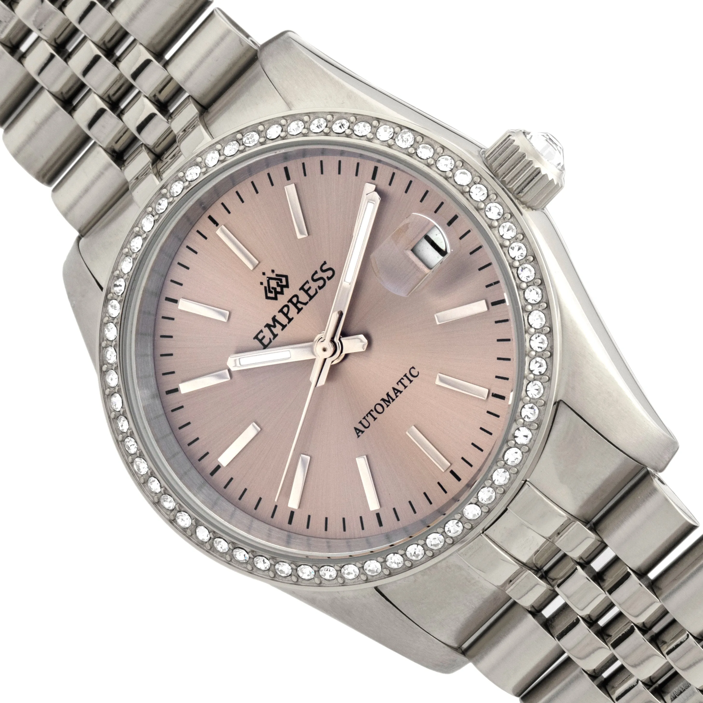 Empress Constance Automatic Bracelet Watch w/Date - Silver/Pewter sold by Ruumur product image thumbnail 3