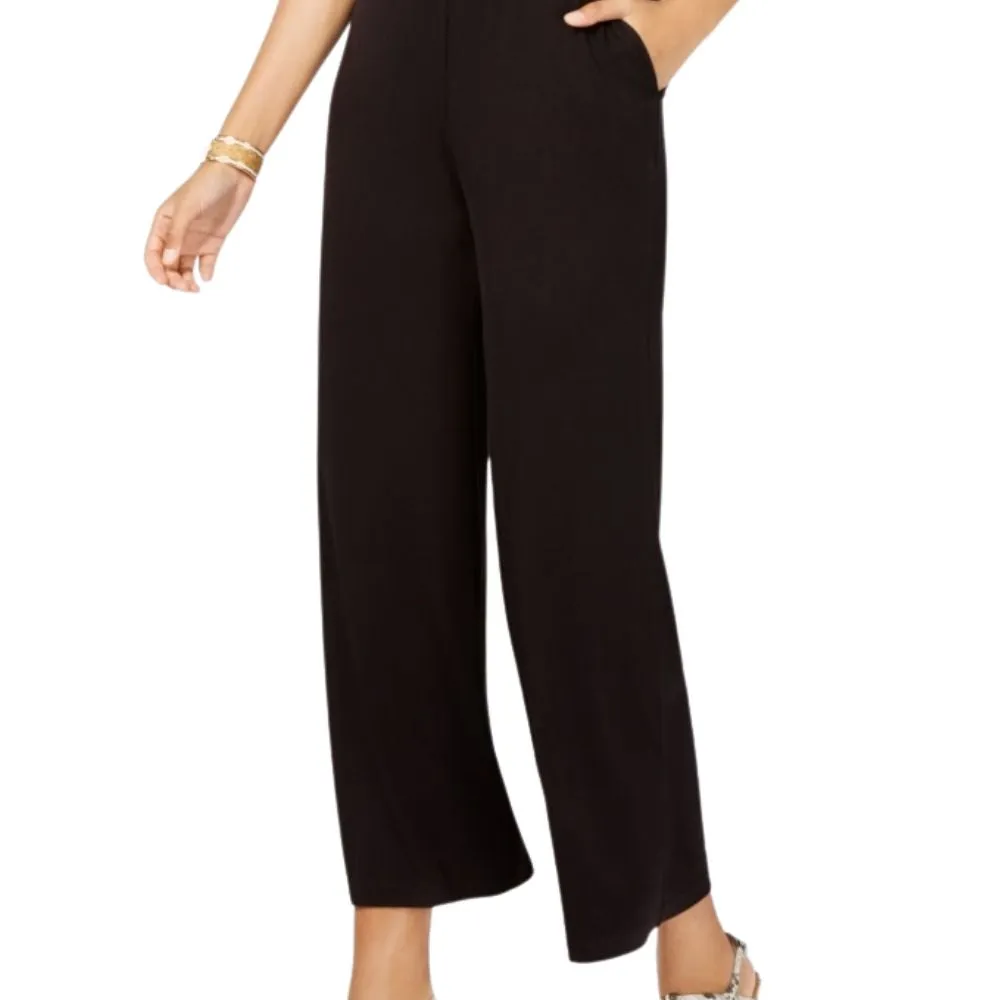 Thalia Sodi Women's Triple Threat Jumpsuit Black Size Small sold by Ruumur product image thumbnail 3