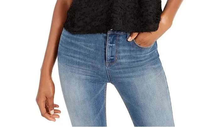 Leyden Women's Textured Spaghetti Strap V Neck Evening Top Black Size Medium sold by Ruumur product image thumbnail 3