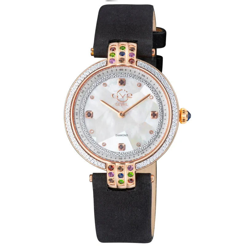GV2 by Gevril Women's Matera 35mm Quartz Watch 12805 sold by Ruumur
