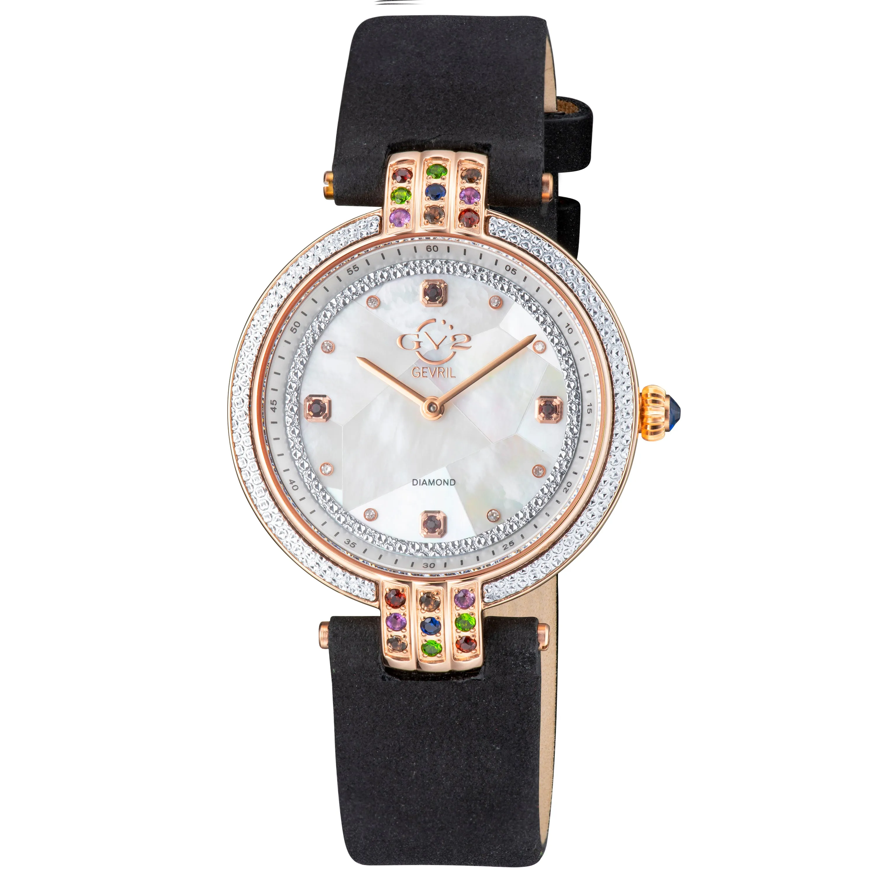GV2 by Gevril Women's Matera 35mm Quartz Watch 12805 sold by Ruumur