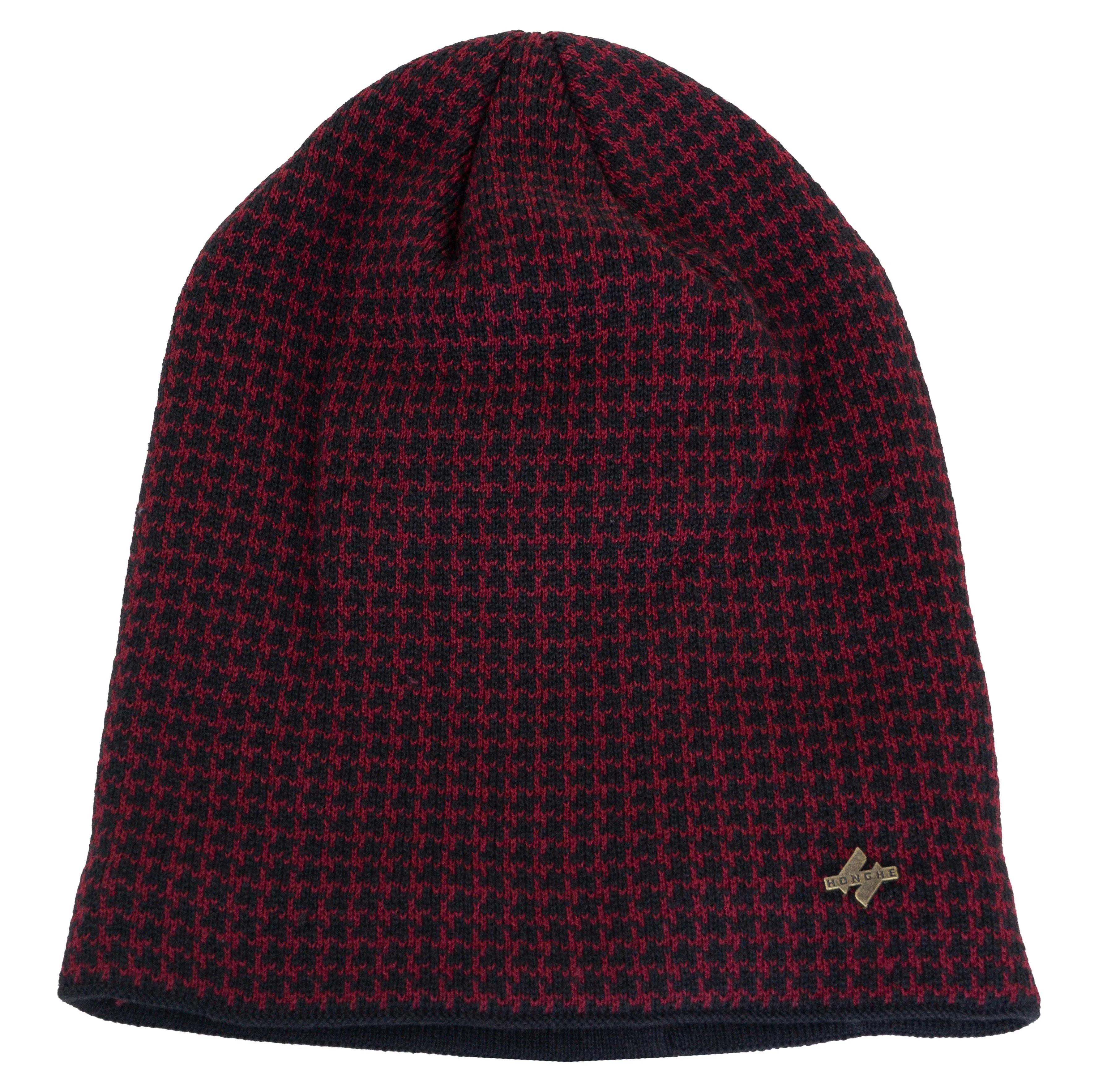 Rebecca and Rifka Knitted Fleece Lined Beanie(BW126-MERLOT) sold by Ruumur product image thumbnail 2