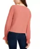 Freshman Juniors Women's Ring-Detail Textured Top Pink Size Extra Large sold by Ruumur
