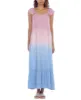 Raviya Women's Ombre Maxi Coverup Dress Swimsuit Pink Size X-Large sold by Ruumur