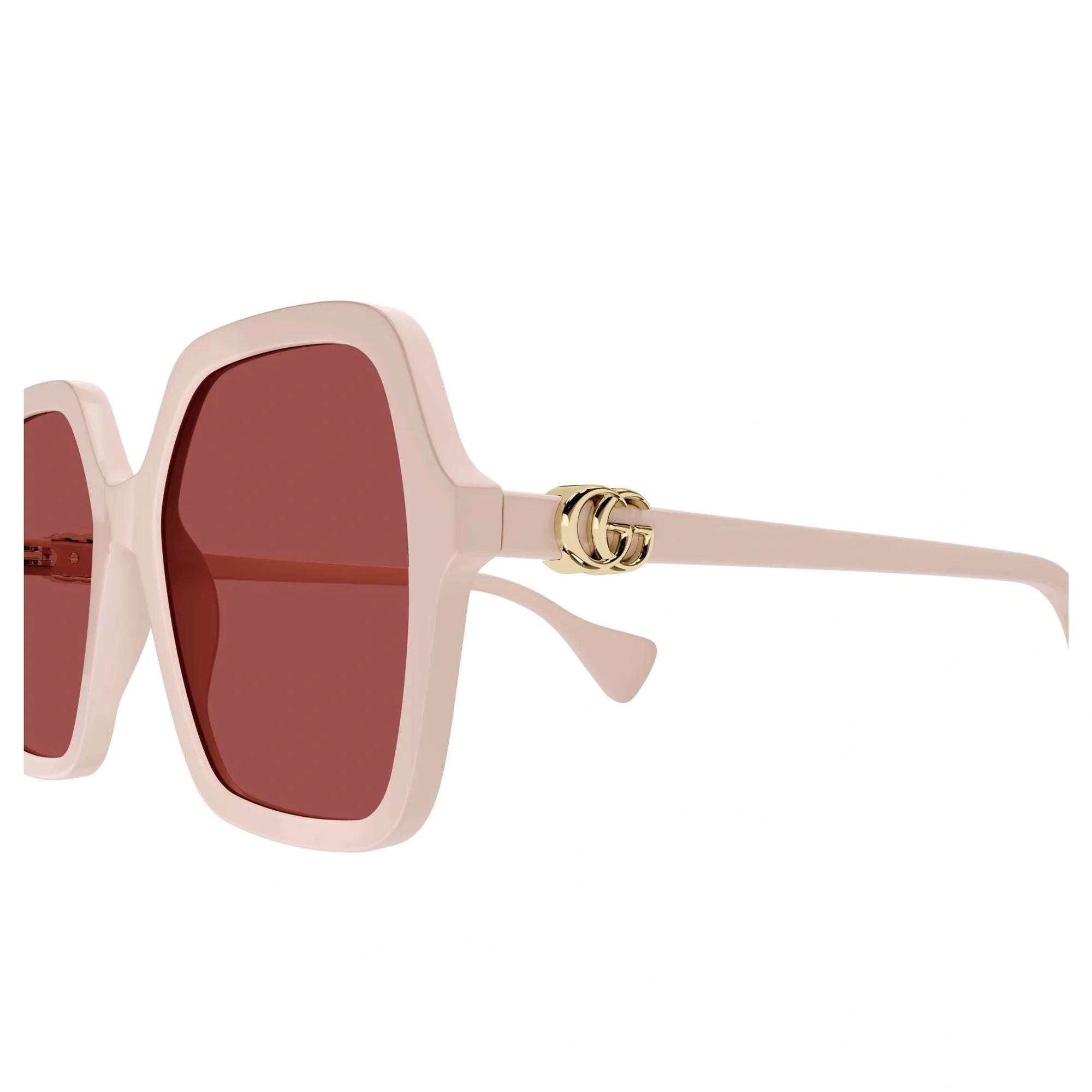 Gucci Ivory Square Frame Sunglasses 56MM -Ivory/Brown sold by Ruumur product image thumbnail 2
