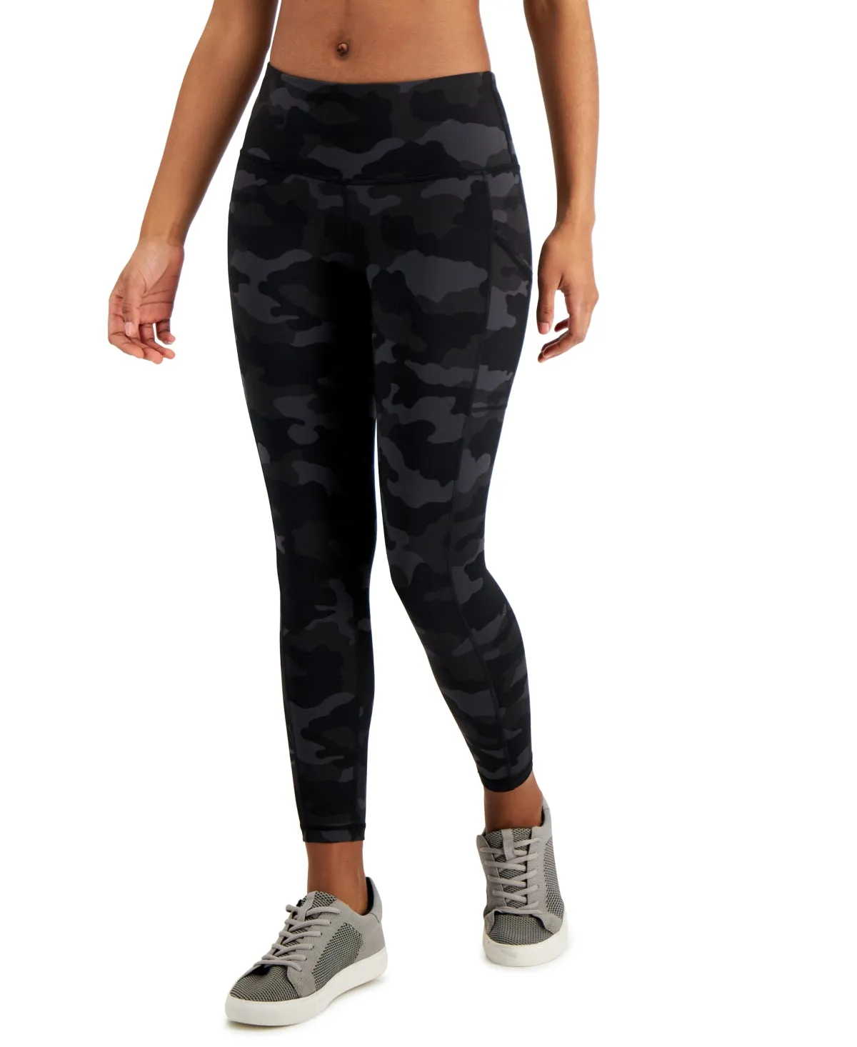 ID Ideology Women's Compression Active 7/8 Ankle Leggings Black Size X-Small sold by Ruumur