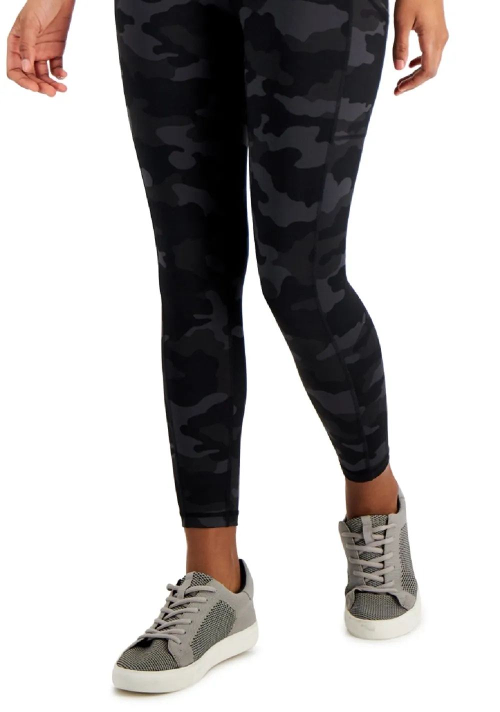 ID Ideology Women's Compression Active 7/8 Ankle Leggings Black Size X-Small sold by Ruumur product image thumbnail 3