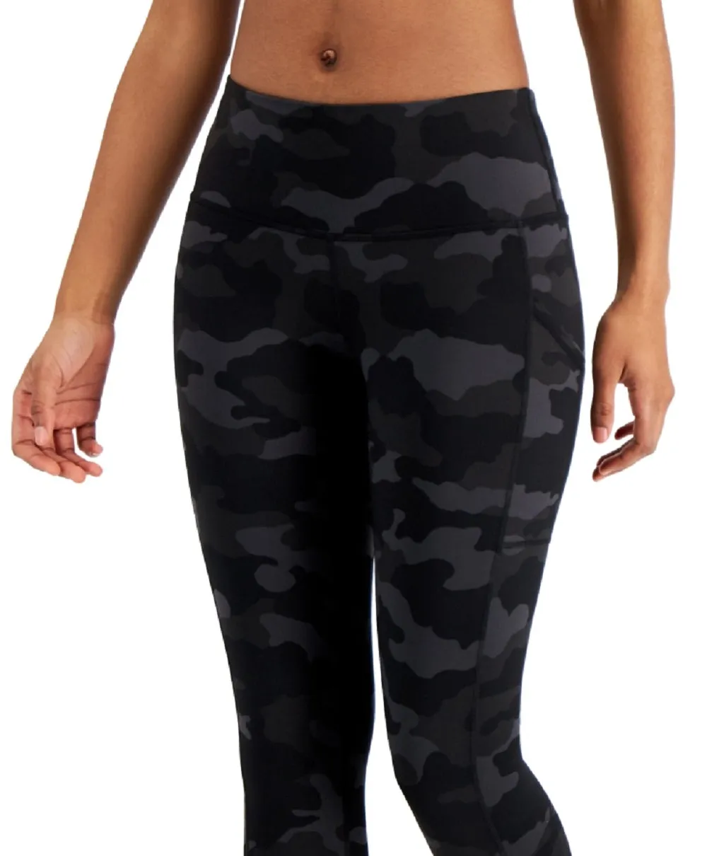 ID Ideology Women's Compression Active 7/8 Ankle Leggings Black Size X-Small sold by Ruumur product image thumbnail 2