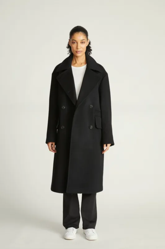 Rebecca Minkoff Vegan Shearling Car Coat sold by Ruumur