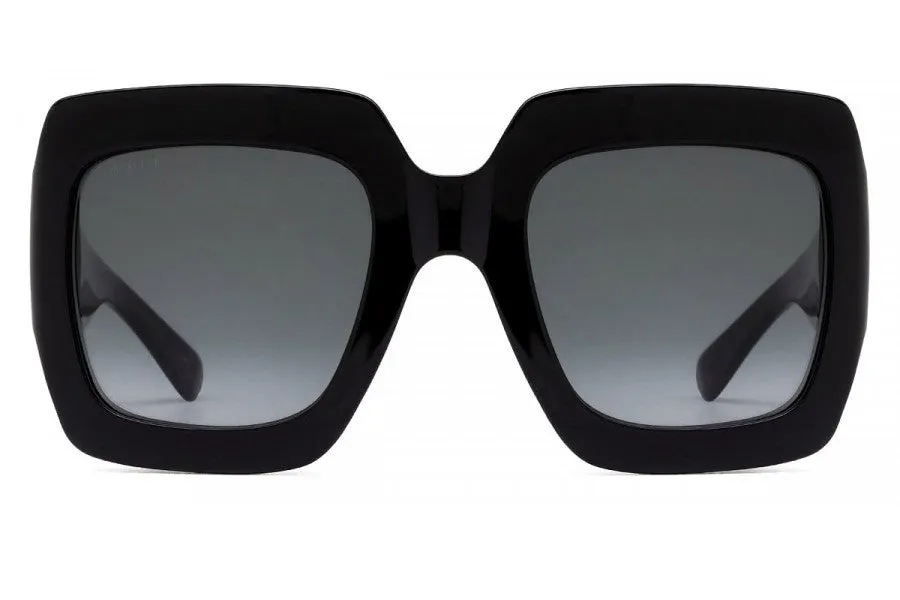 Gucci Oversized Square Frame Sunglasses 54MM - Black/Grey Gradient sold by Ruumur product image thumbnail 4